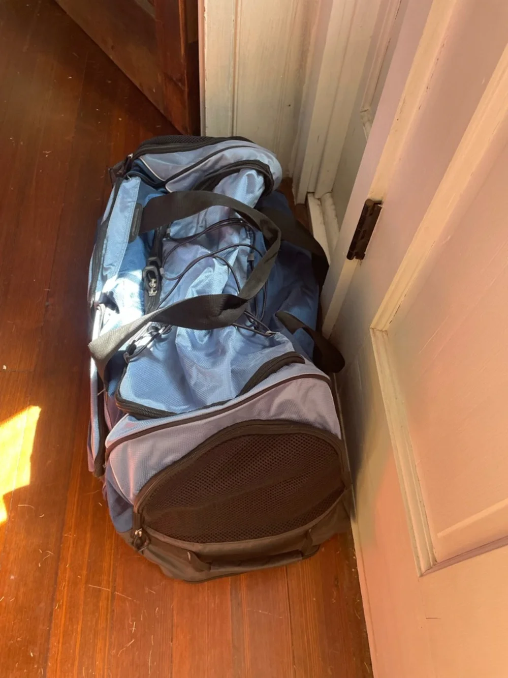 Eddie Bauer Blue Travel Duffel with Multiple Compartments